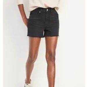 High-Waisted OG Straight Cut-off Jean Shorts